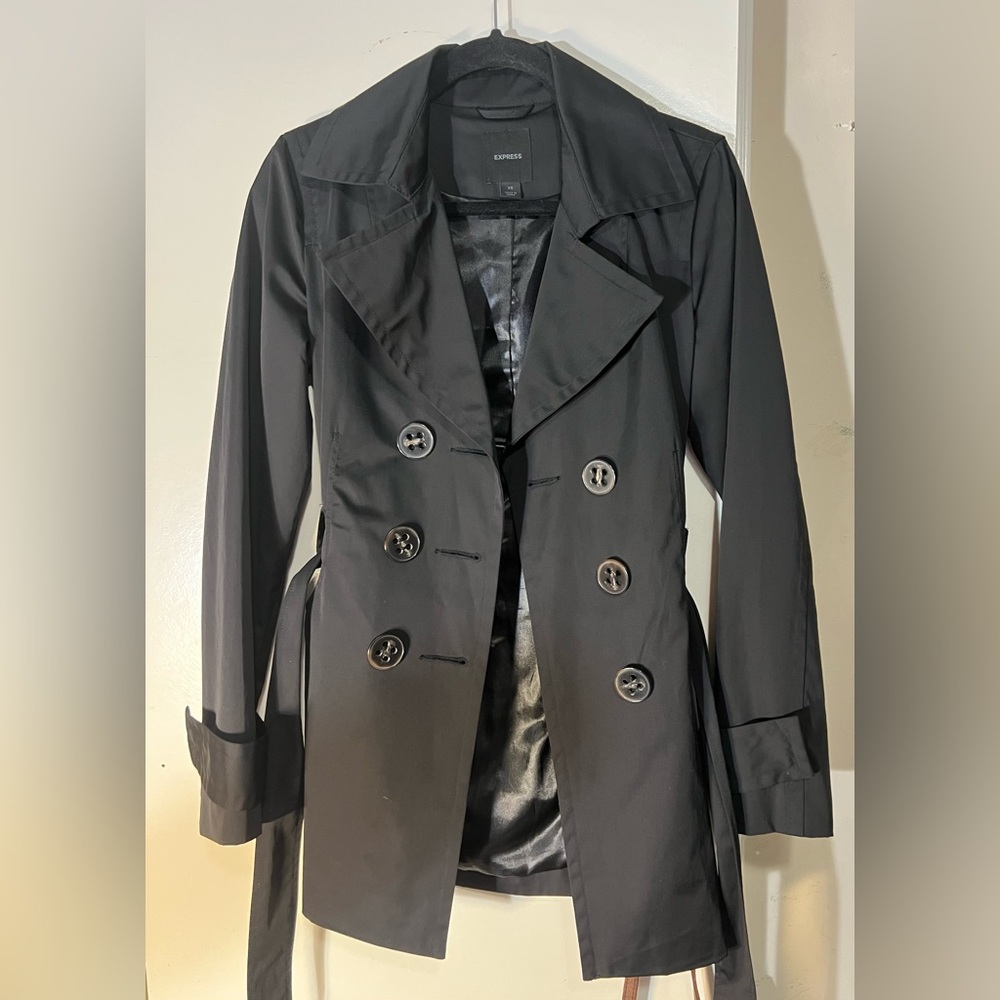 Express Double Breasted Black Jacket - image 1